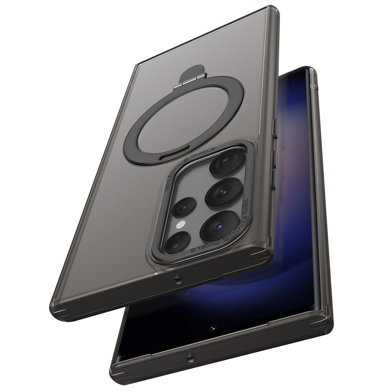 For Samsung Galaxy S23 Ultra Magnetic Phone Case PC TPU Cellphone Cover with Metal Kickstand For Samsung Galaxy S23 Ultra Magnetic Phone Case PC TPU Cellphone Cover with Metal Kickstand